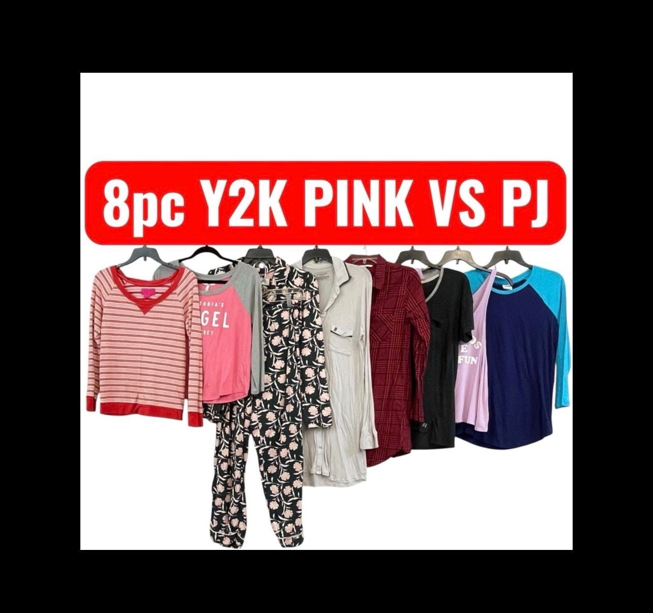 Victoria's Secret Vintage 8-Piece Y2K Pajama Set Assorted Styles XS S 0-2 1