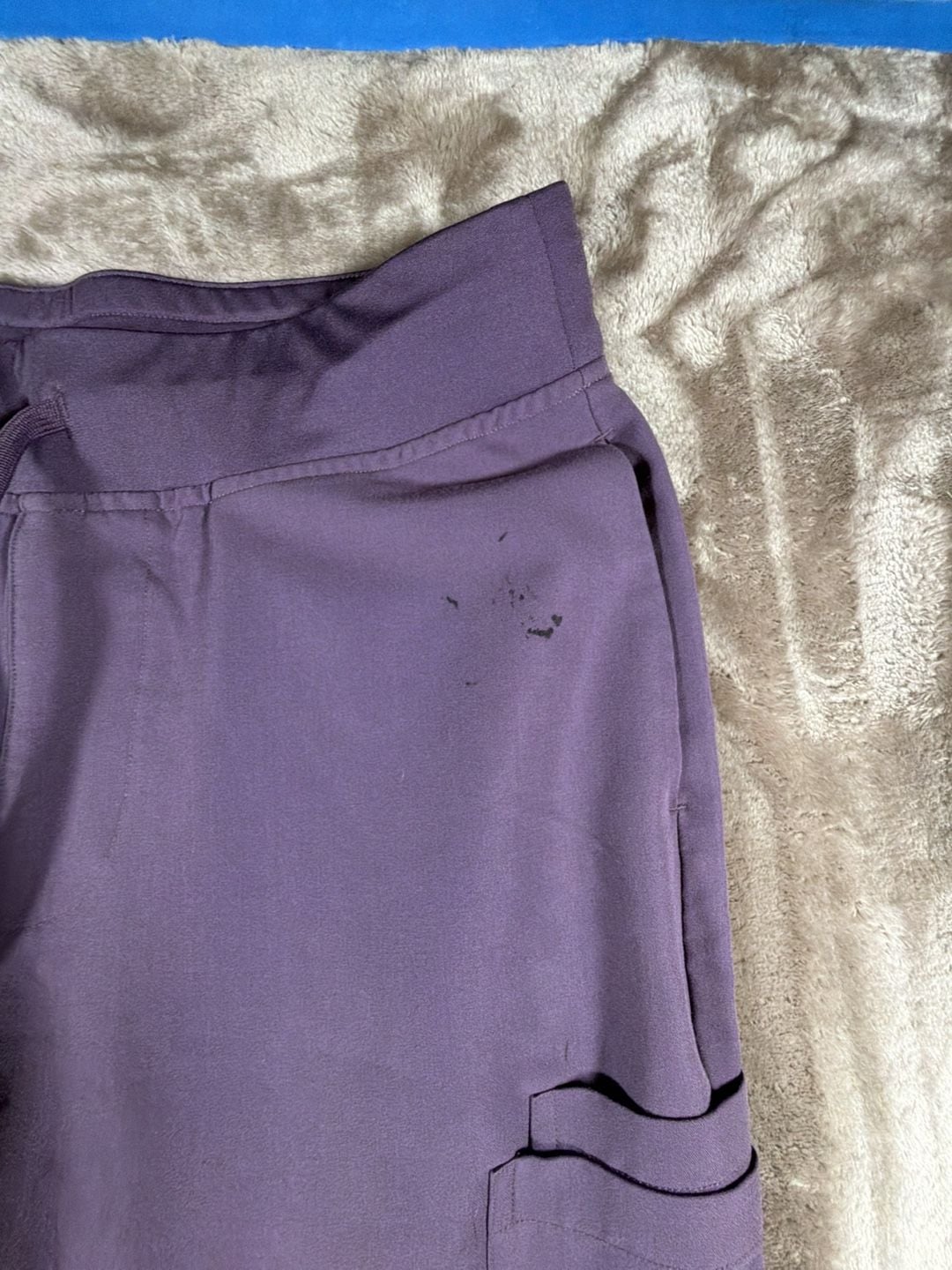 Mandala Scrub Small Pants Purple Stretch Pocket Jogger 4
