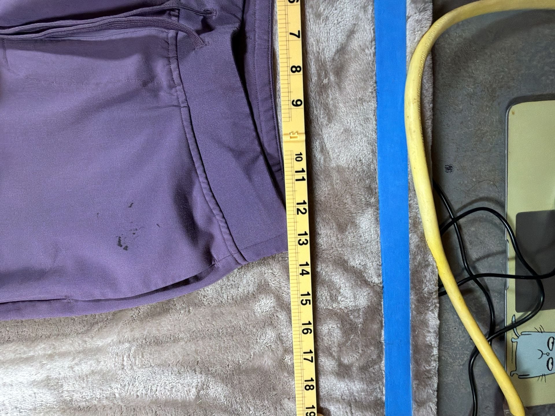 Mandala Scrub Small Pants Purple Stretch Pocket Jogger 5