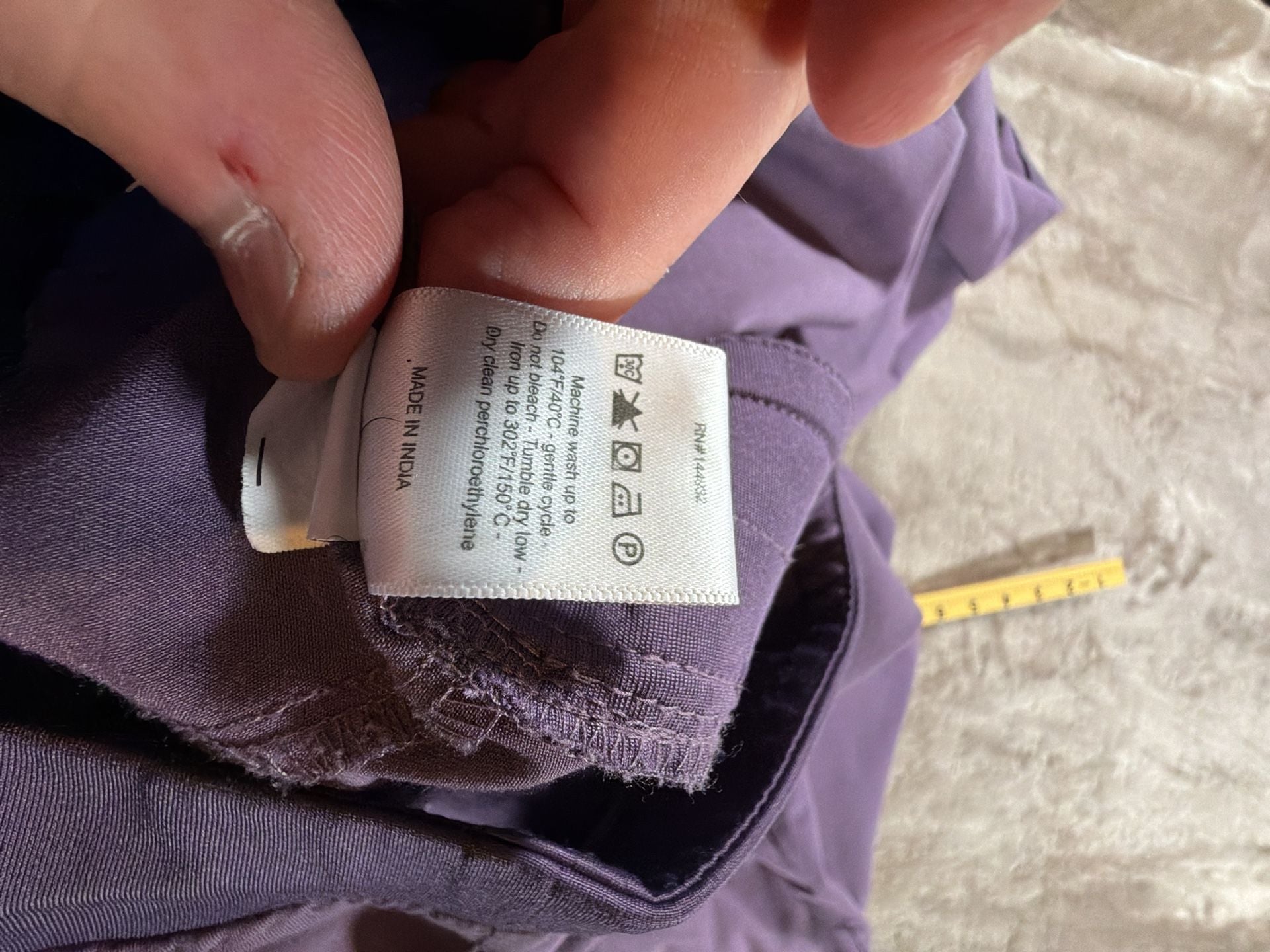 Mandala Scrub Small Pants Purple Stretch Pocket Jogger 9