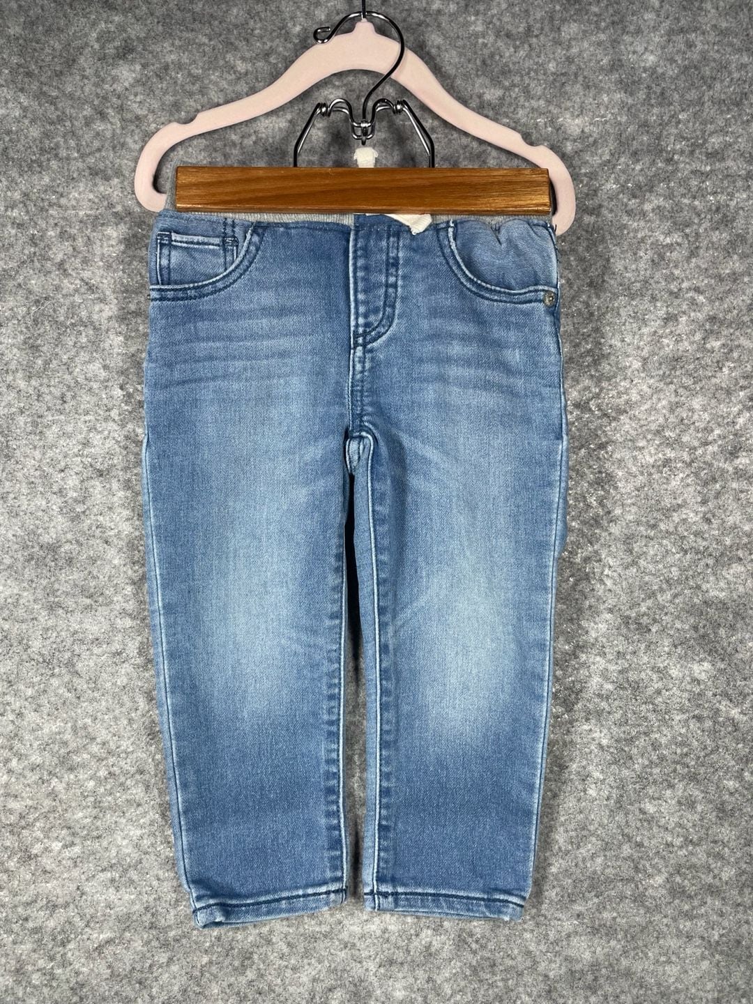 Gap My First Easy Slim Jeans Size 18-24 Months Blue Pull-On Denim 2