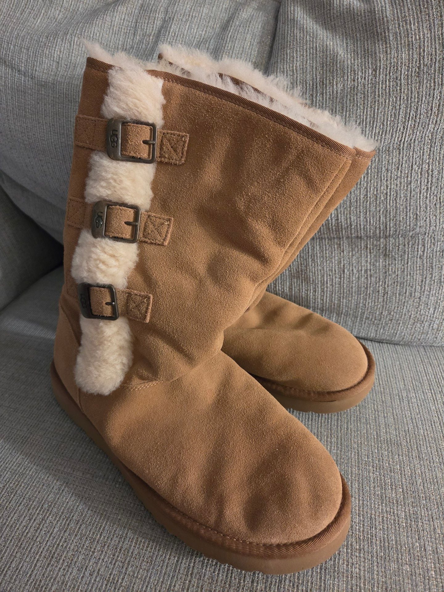 UGG Klea Boots Chestnut Suede 2