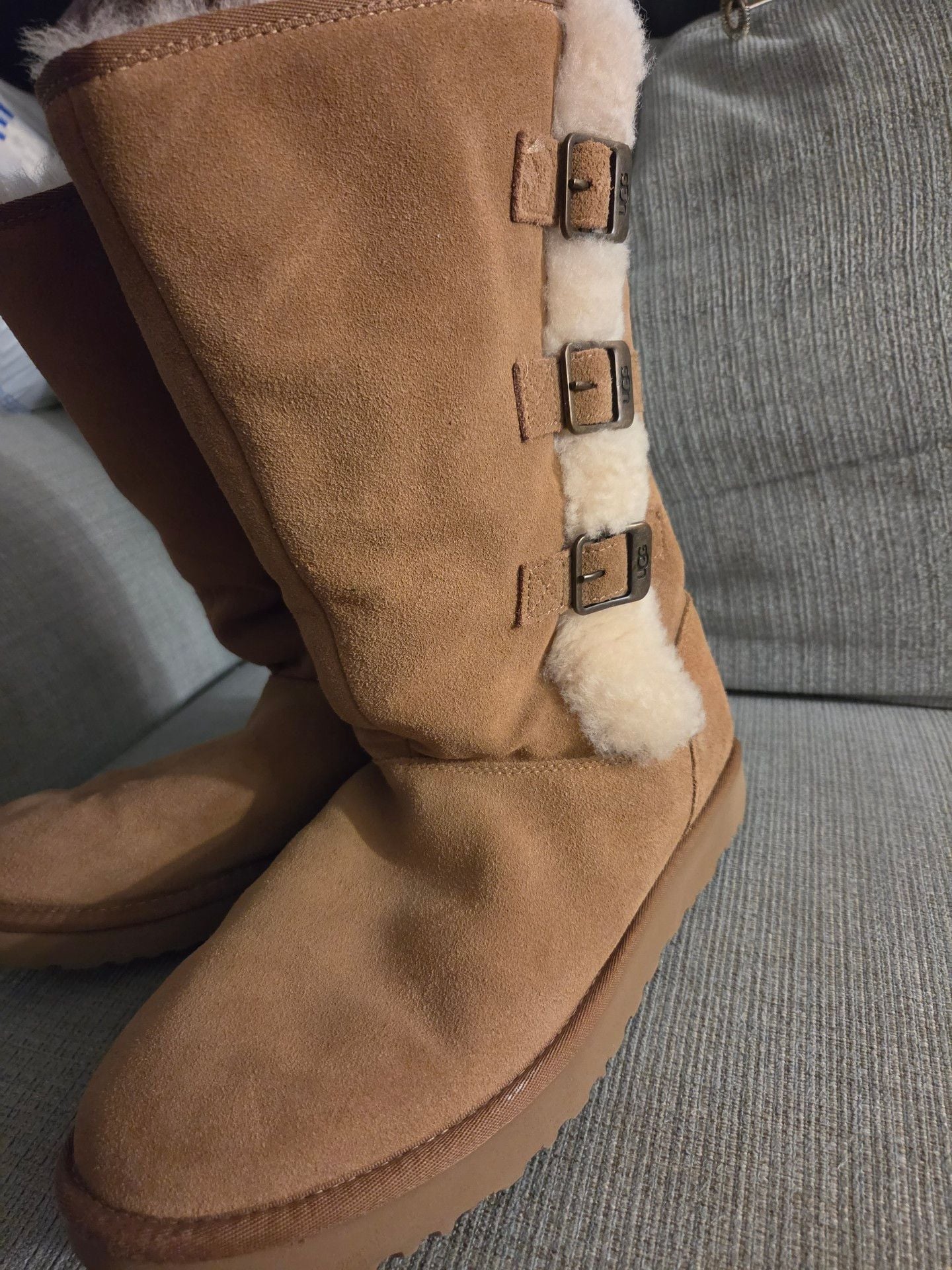 UGG Klea Boots Chestnut Suede 6