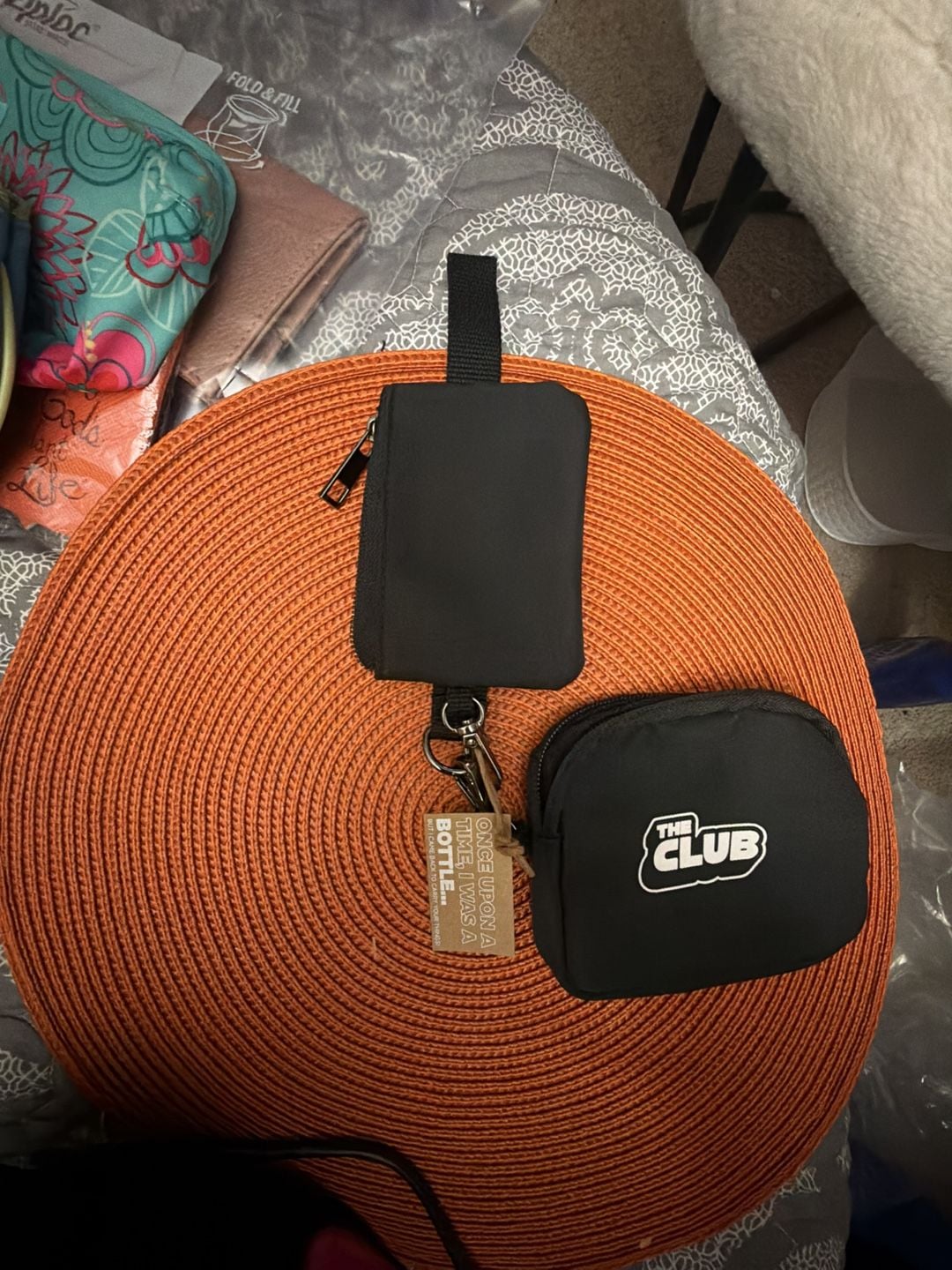 Clip N Go Recycled Dual Pouch Wrist Lanyard 3