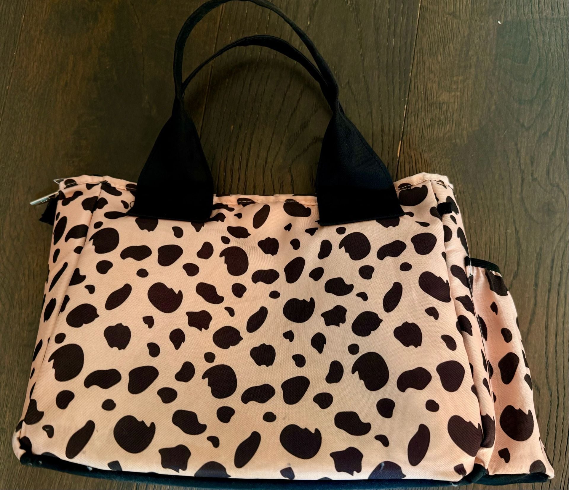 Fit + Fresh Insulated Lunch Bag Pink Animal Print 3