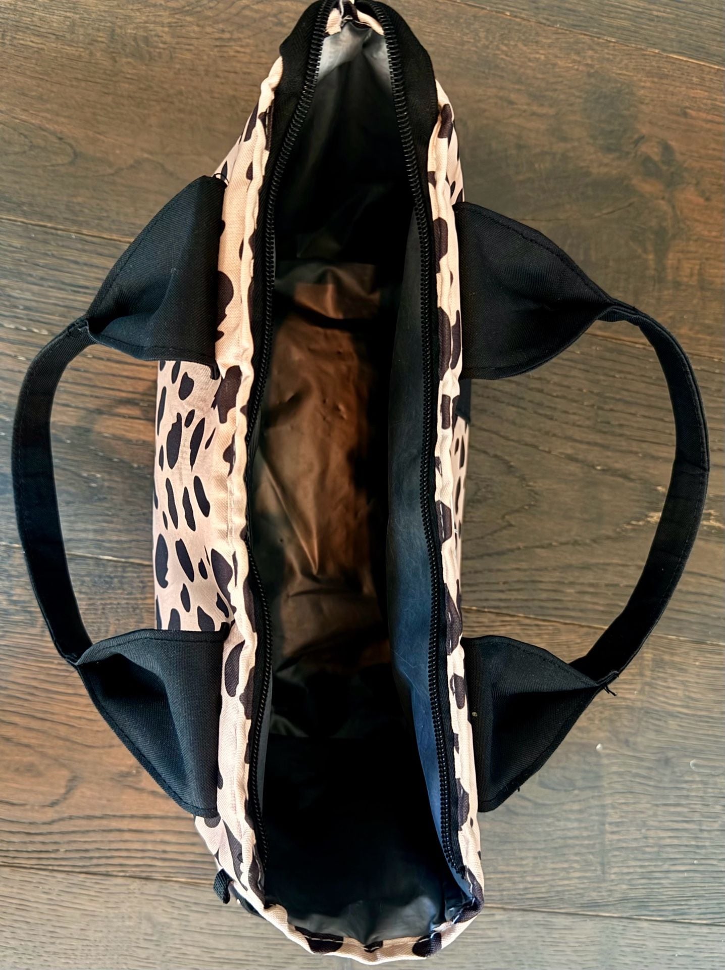 Fit + Fresh Insulated Lunch Bag Pink Animal Print 4
