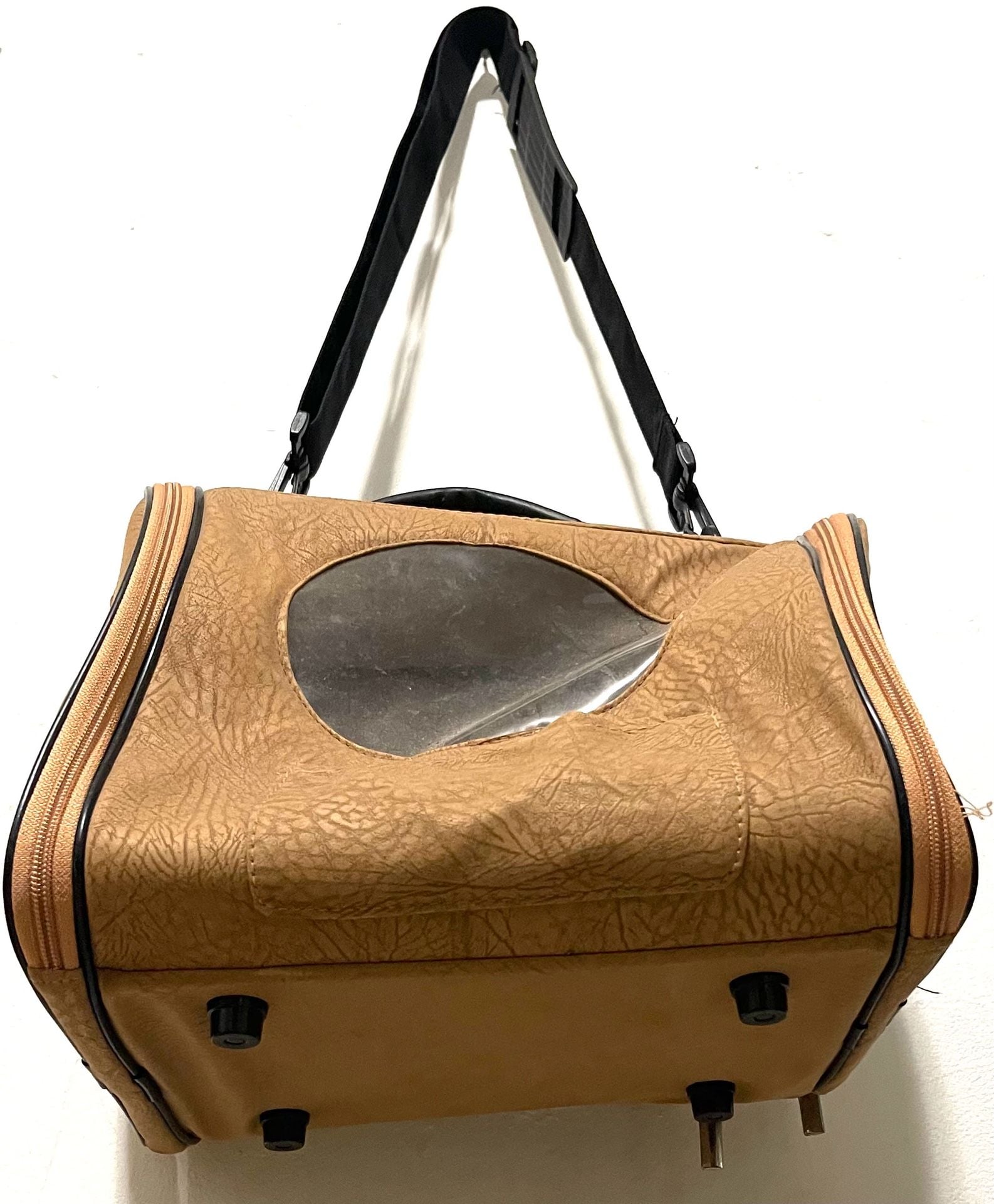 Pet Carrier Brown Soft Sided Dog Cat Travel Bag 5