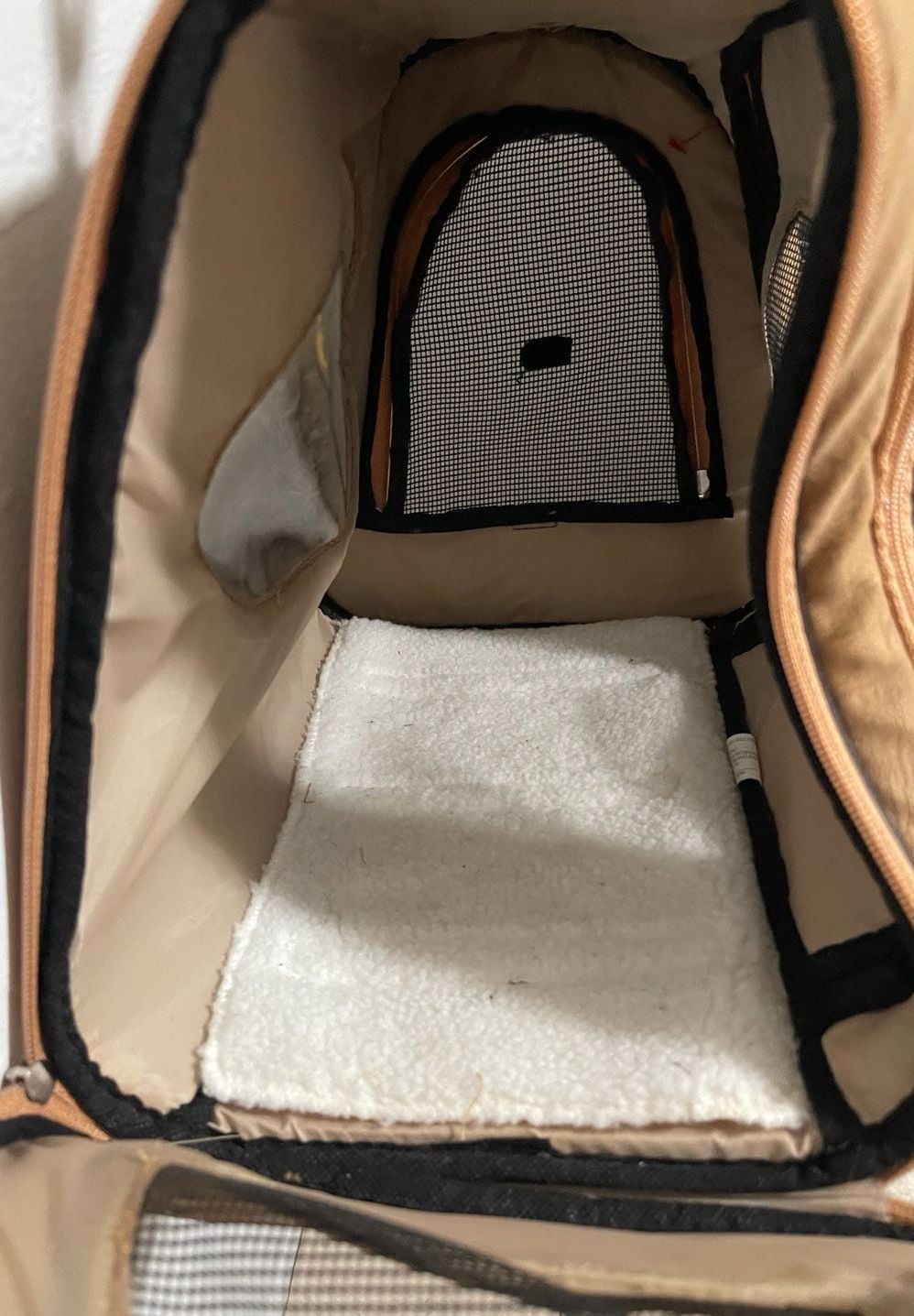 Pet Carrier Brown Soft Sided Dog Cat Travel Bag 3