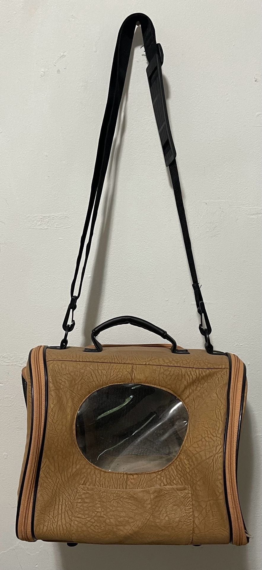 Pet Carrier Brown Soft Sided Dog Cat Travel Bag 4