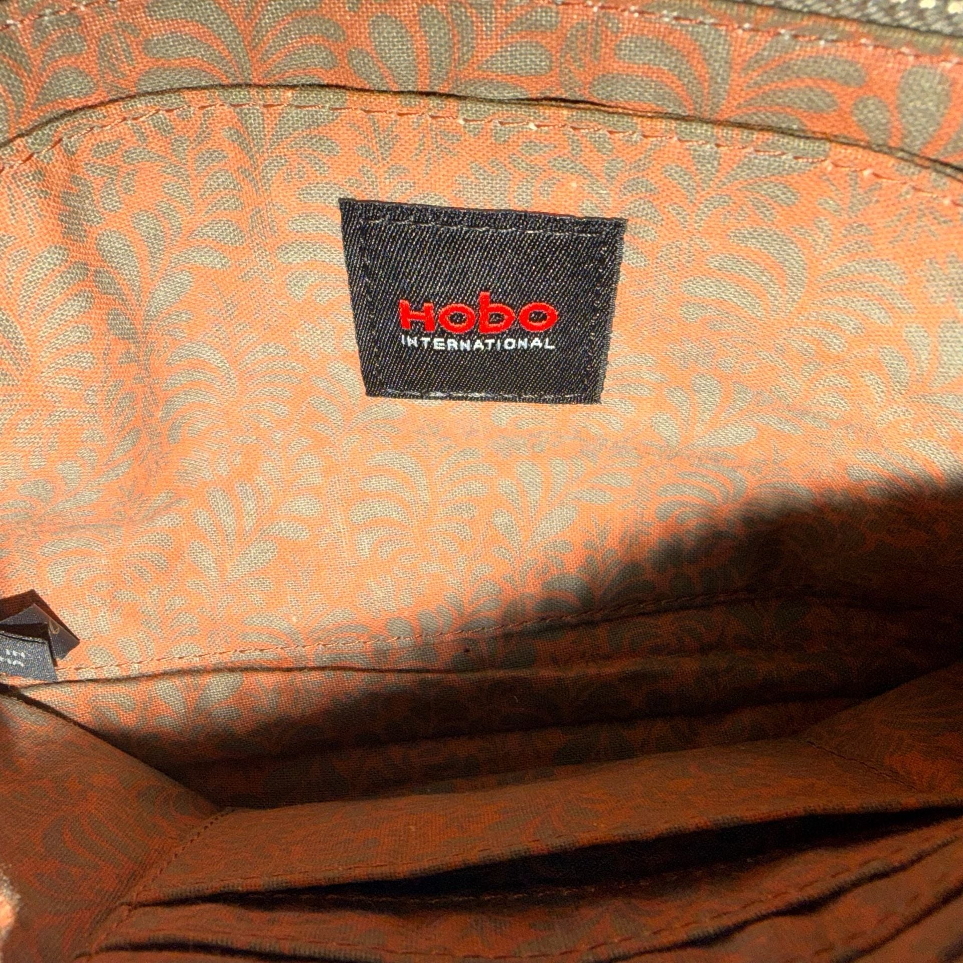 Hobo TaupeLeather Crossbody Bag Purse 6