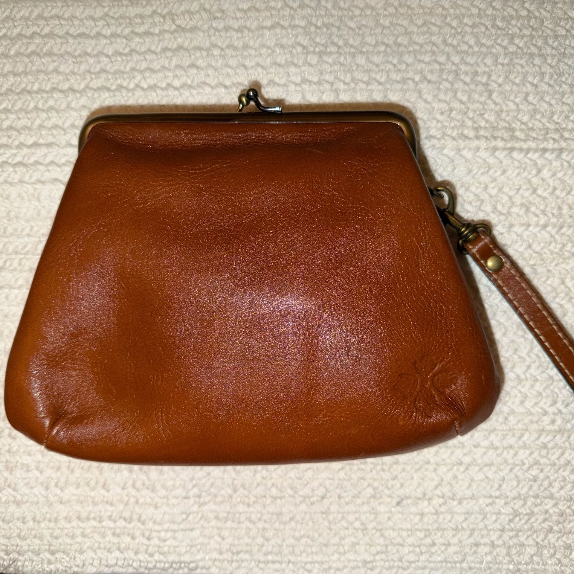 Patricia Nash Savena Tooled Leather Kiss-Lock Wristlet 6