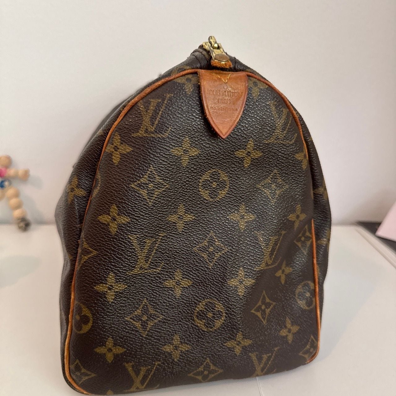 Louis Vuitton Monogram Speedy 30 Handbag Brown 5