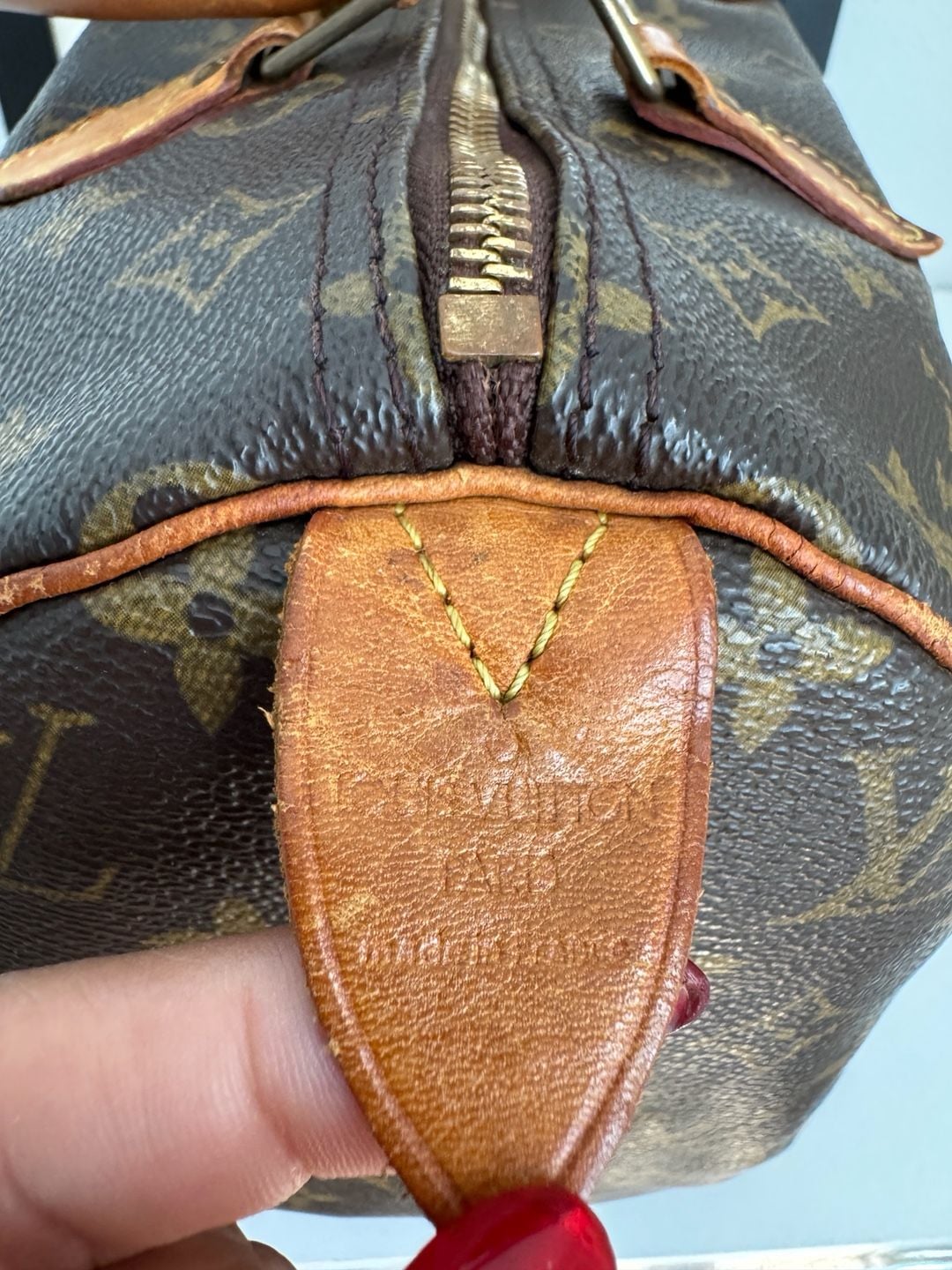 Louis Vuitton Monogram Speedy 30 Handbag Brown 7