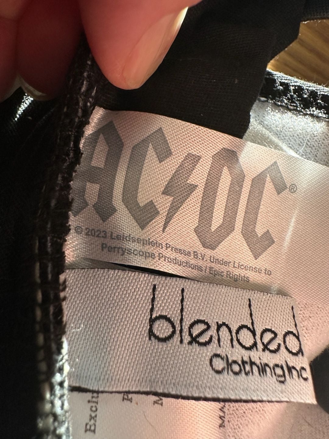 NWT - AC/DC Blended Collection Dog Hat Size L/XL Black Cotton Safari Boonie 4