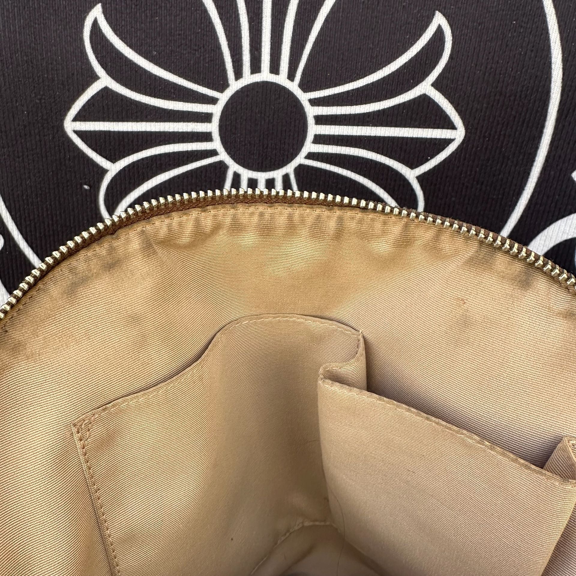 Coach Peyton Signature Cora Domed Satchel (Khaki/Tangerine) 7