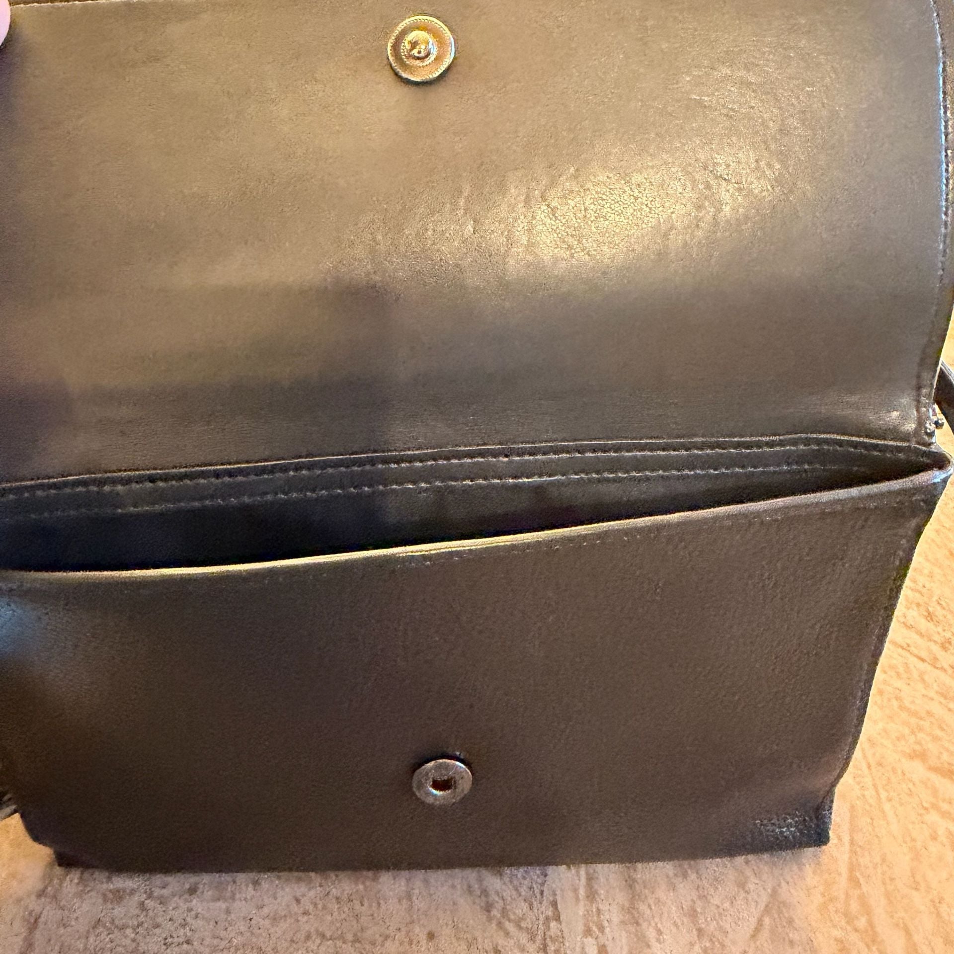 Coach 3 compartment, Black, Cream & Pink Leather Crossbody Bag 20