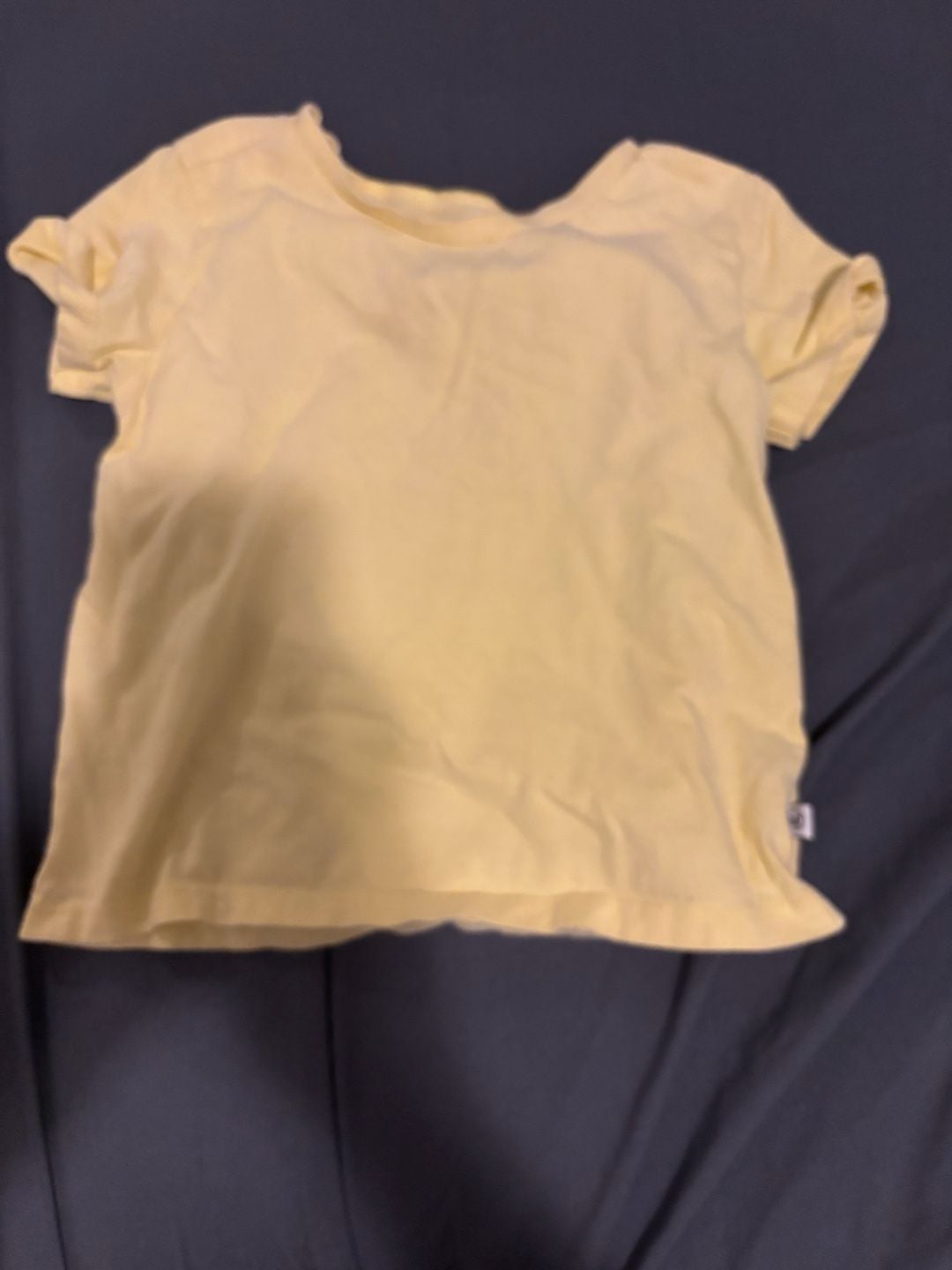 Honest Baby T-Shirt Size 4 Yellow Short Sleeve Cotton 1