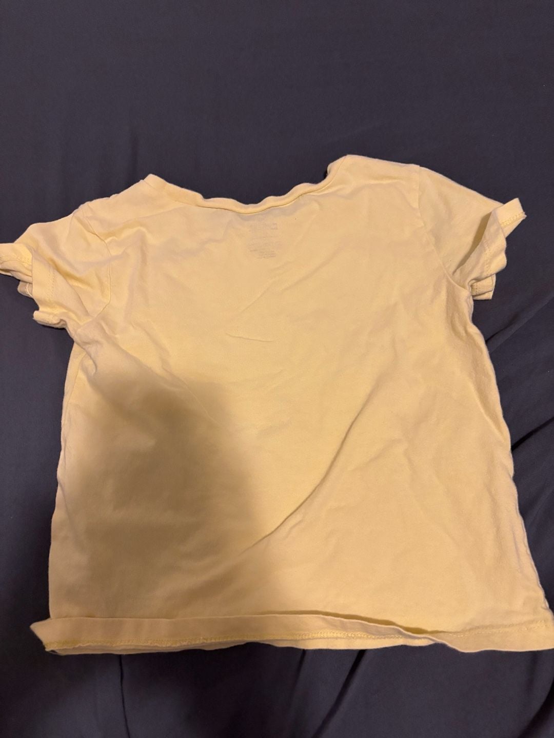 Honest Baby T-Shirt Size 4 Yellow Short Sleeve Cotton 2