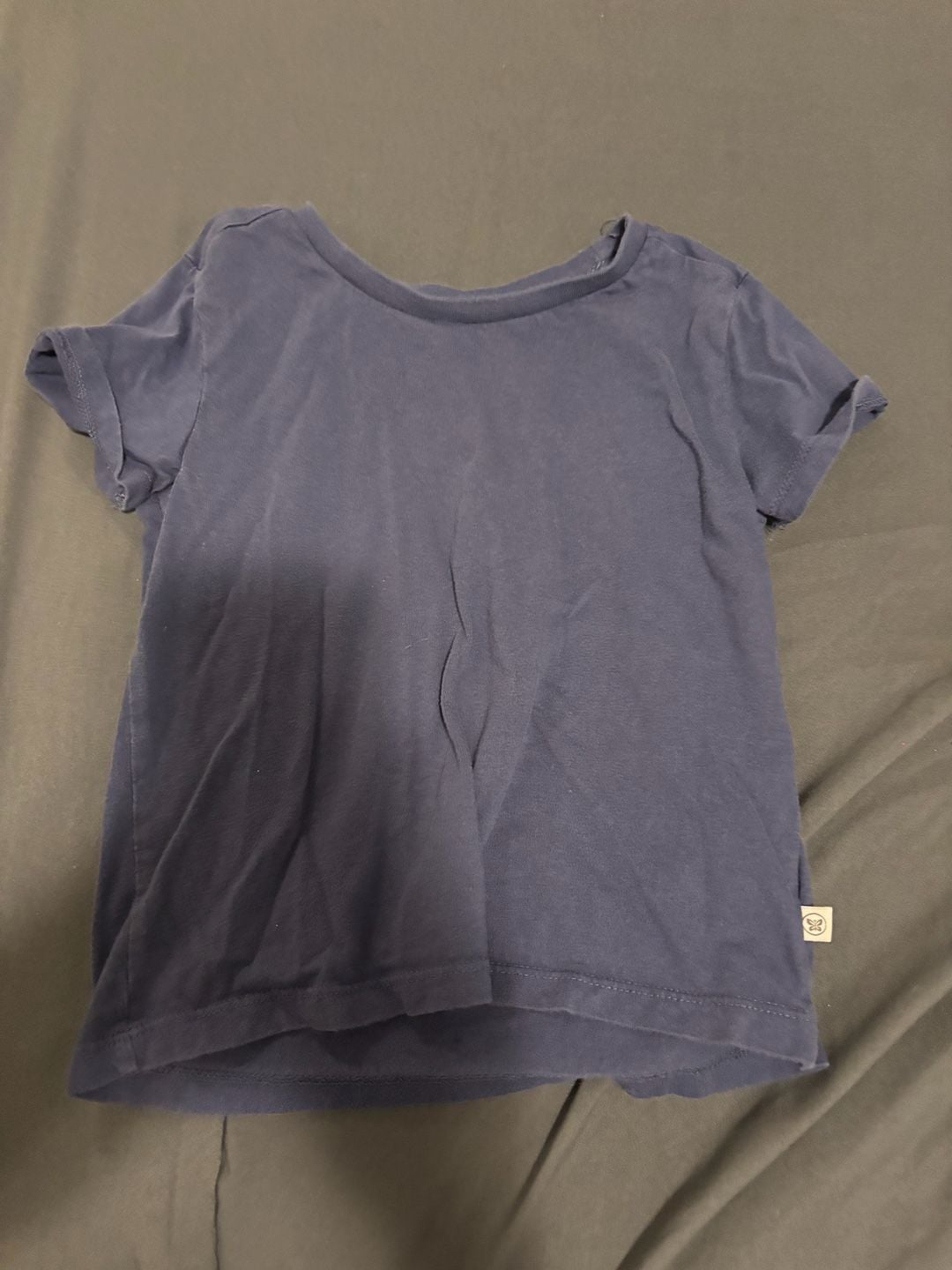 Honest Baby T-Shirt Size 4T Blue Short Sleeve Organic Cotton 2