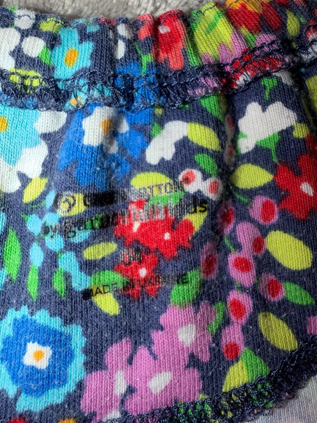 Green Cotton Garnet Hill Kids Floral Dress Size 04 100% Cotton 3