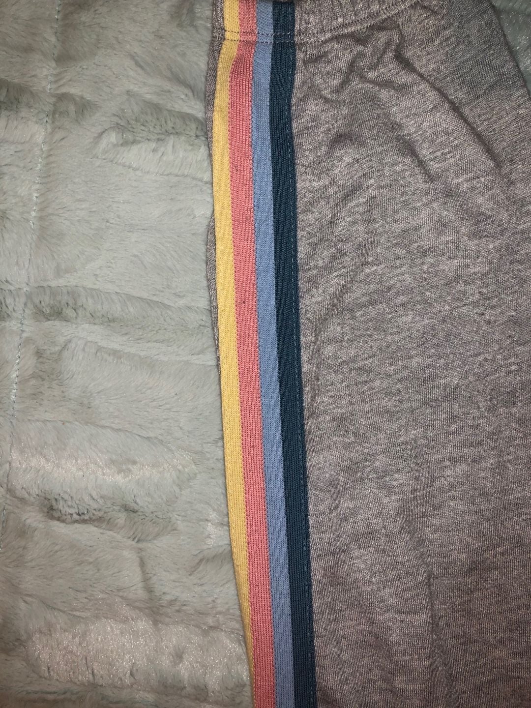 Spiritual Gangster Sweatpants Size Medium Grey Stripe 4