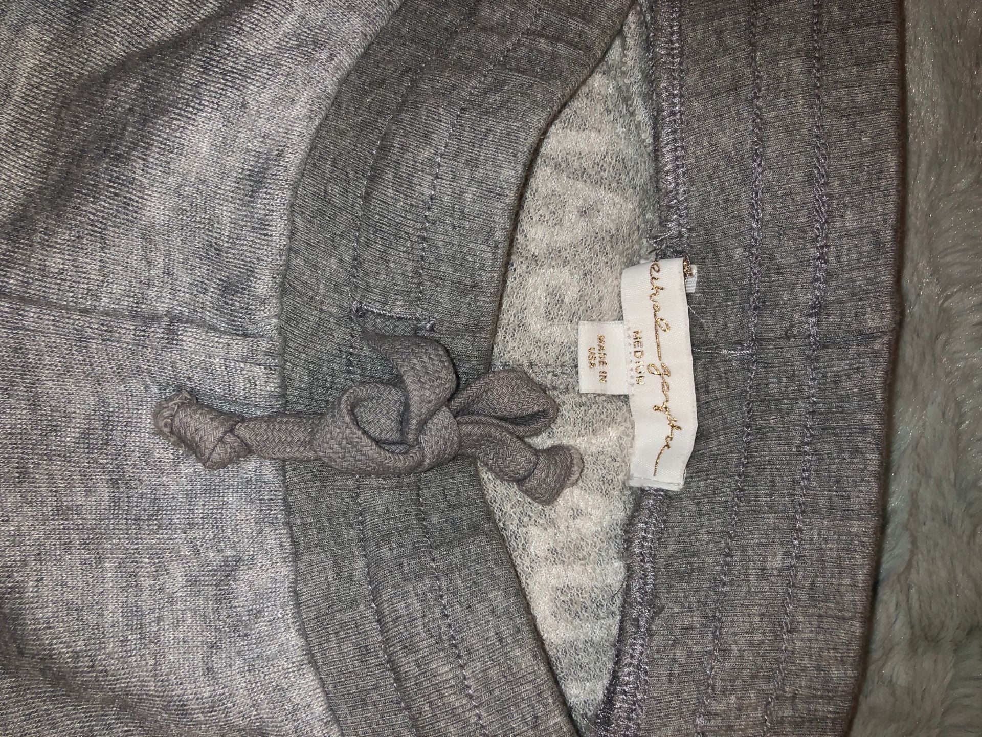 Spiritual Gangster Sweatpants Size Medium Grey Stripe 5