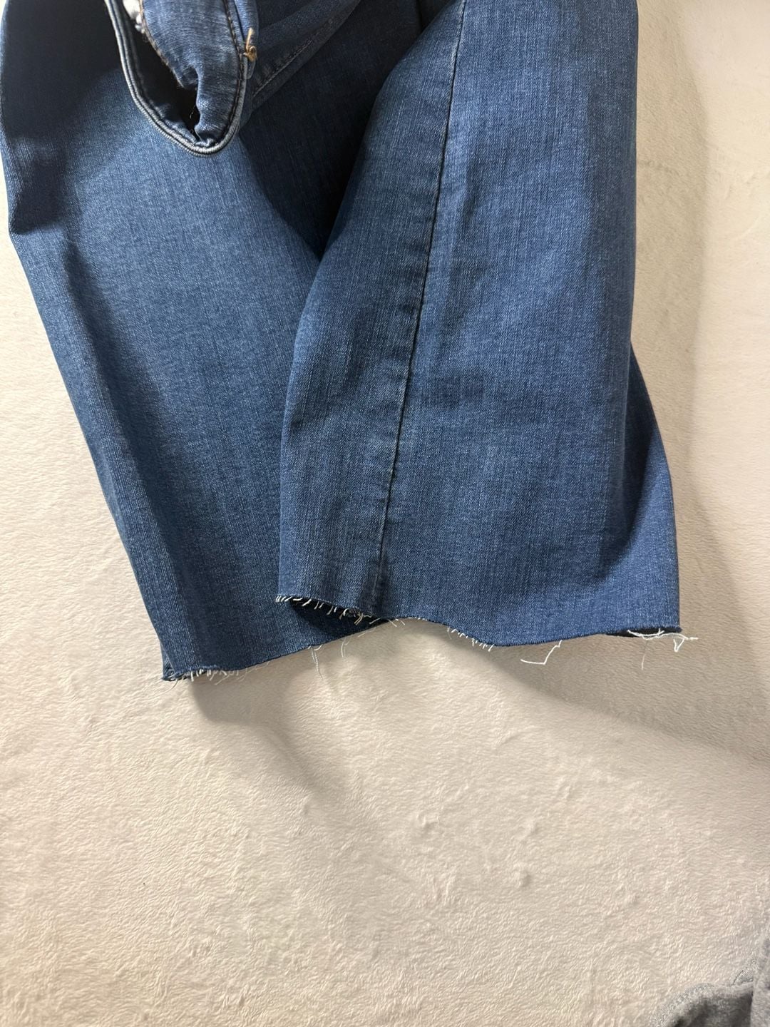 We The Free Crvy 2nd Ave Bootcut Fit Jumpsuit Size 6 Blue Denim 8
