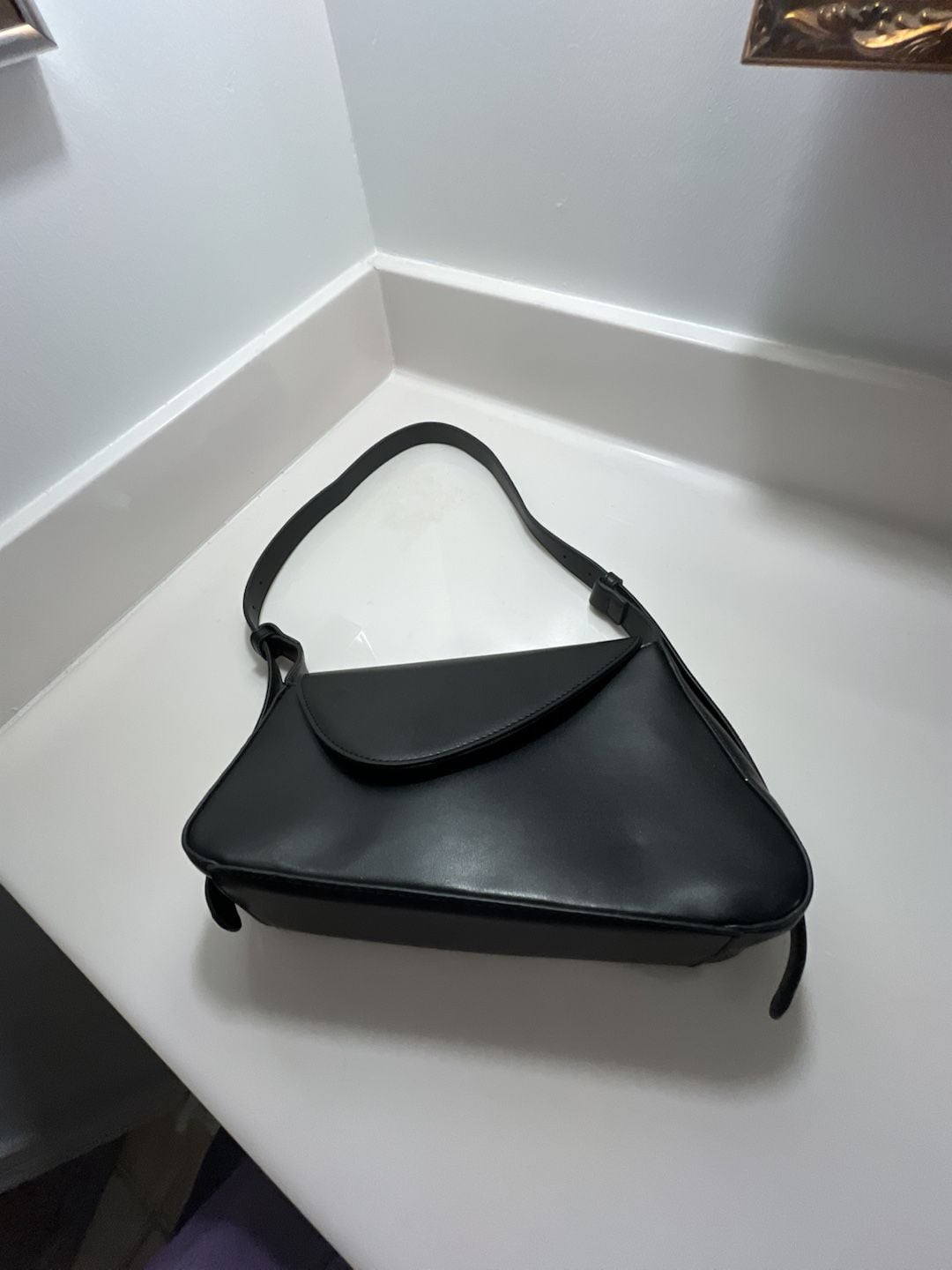 Urban Expressions Black Vegan Leather Handbag 2