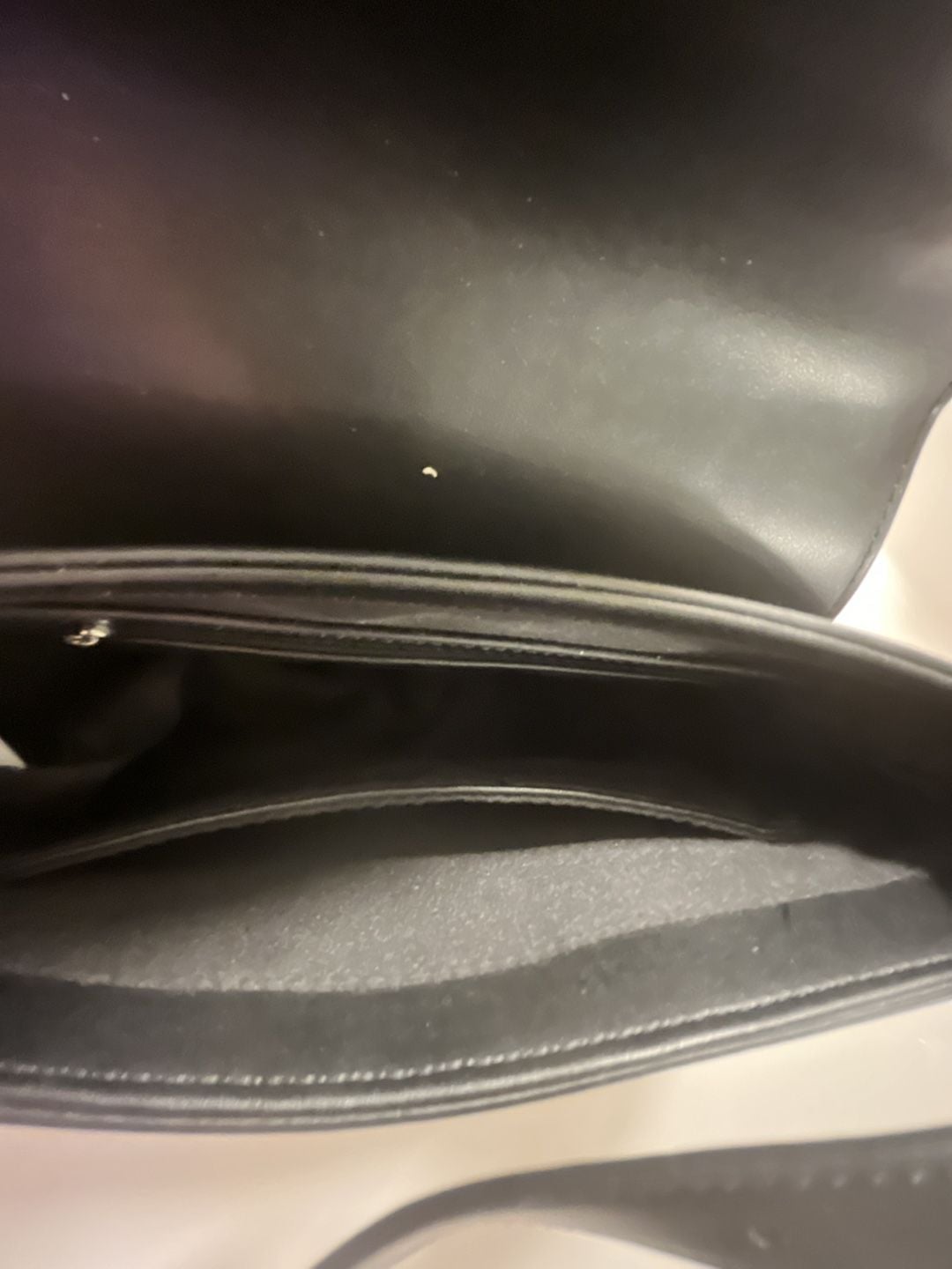 Urban Expressions Black Vegan Leather Handbag 7