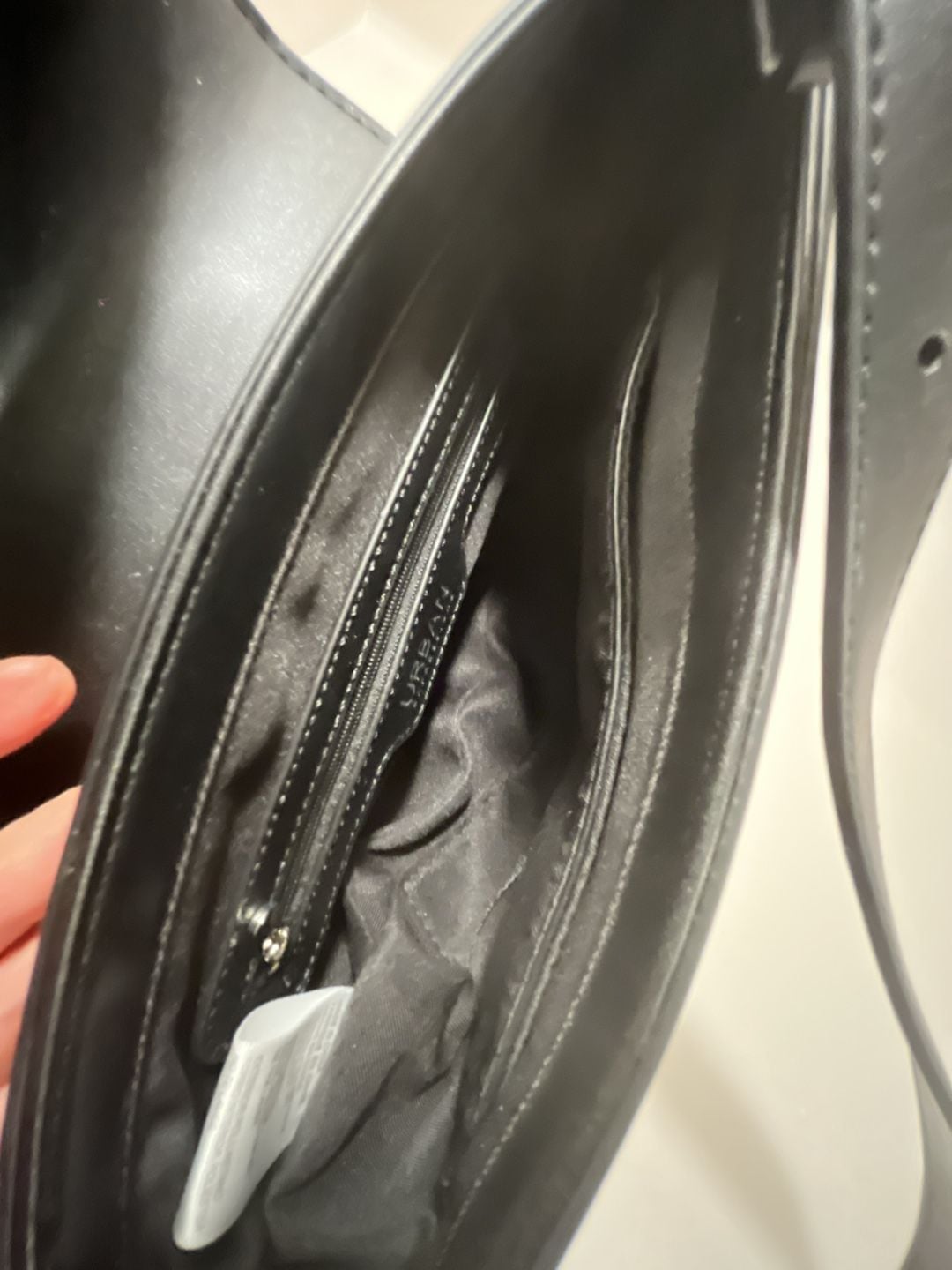 Urban Expressions Black Vegan Leather Handbag 10
