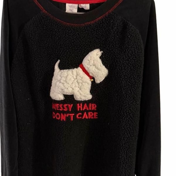Secret Treasures Dog Fleece Sweatshirt Size L (12-14)