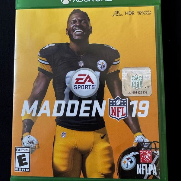 XBOX ONE- Madden NFL 19, EA SPORTS NFLPA excellent Used Condition LN