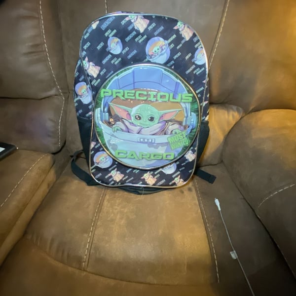 Star Wars The Mandalorian Precious Cargo Baby Yoda Backpack 17"