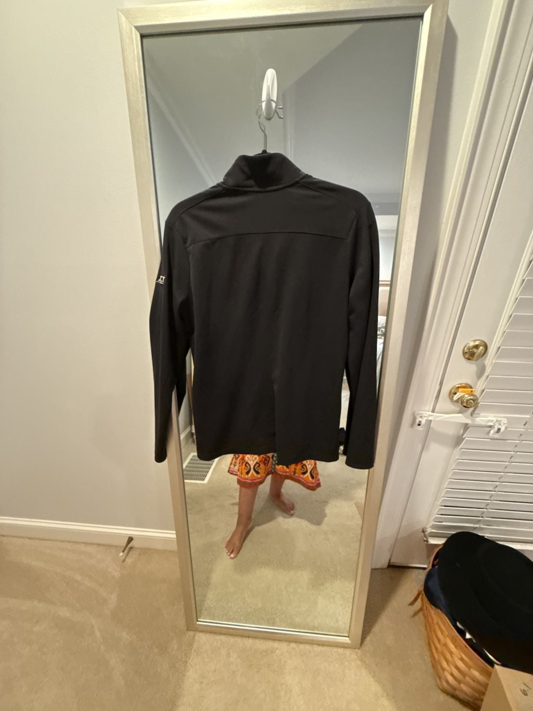 Nike Wake Forest Tennis 1/4 Zip Size M Black Jacket 7