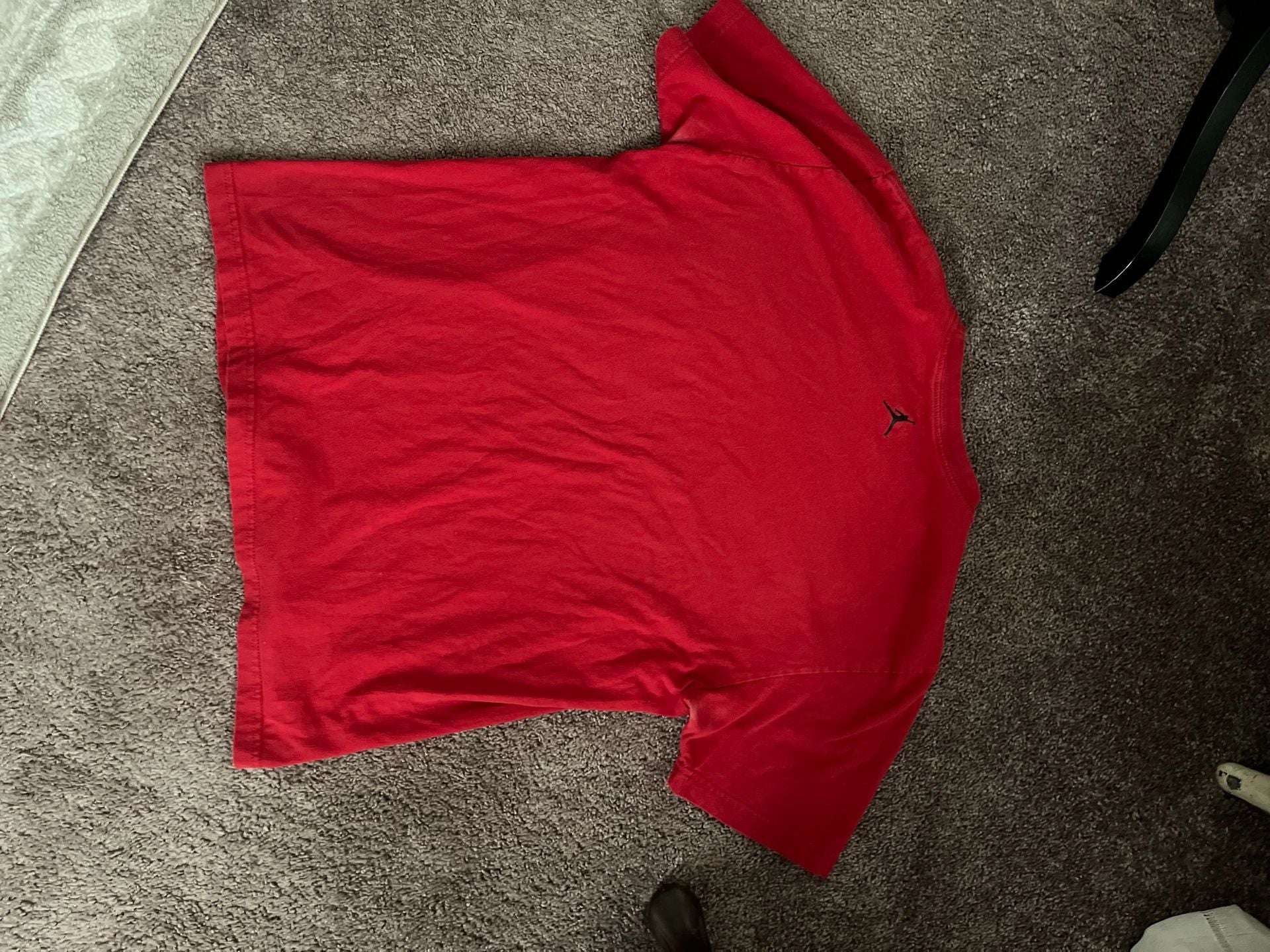 Jordan Flight Club T-Shirt Size L Red Short Sleeve Crew Neck 4