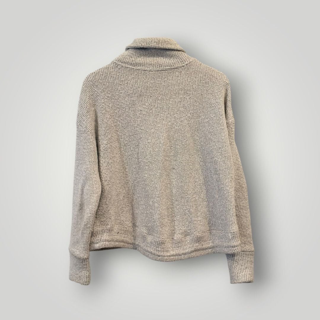 Sweaty Betty Restful Boucle Sweatshirt Size S Gray 3