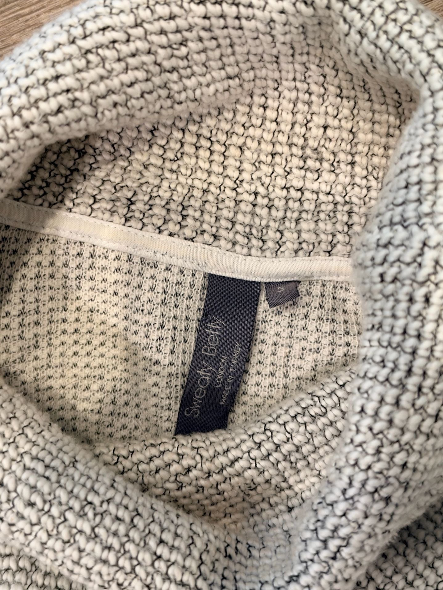 Sweaty Betty Restful Boucle Sweatshirt Size S Gray 5