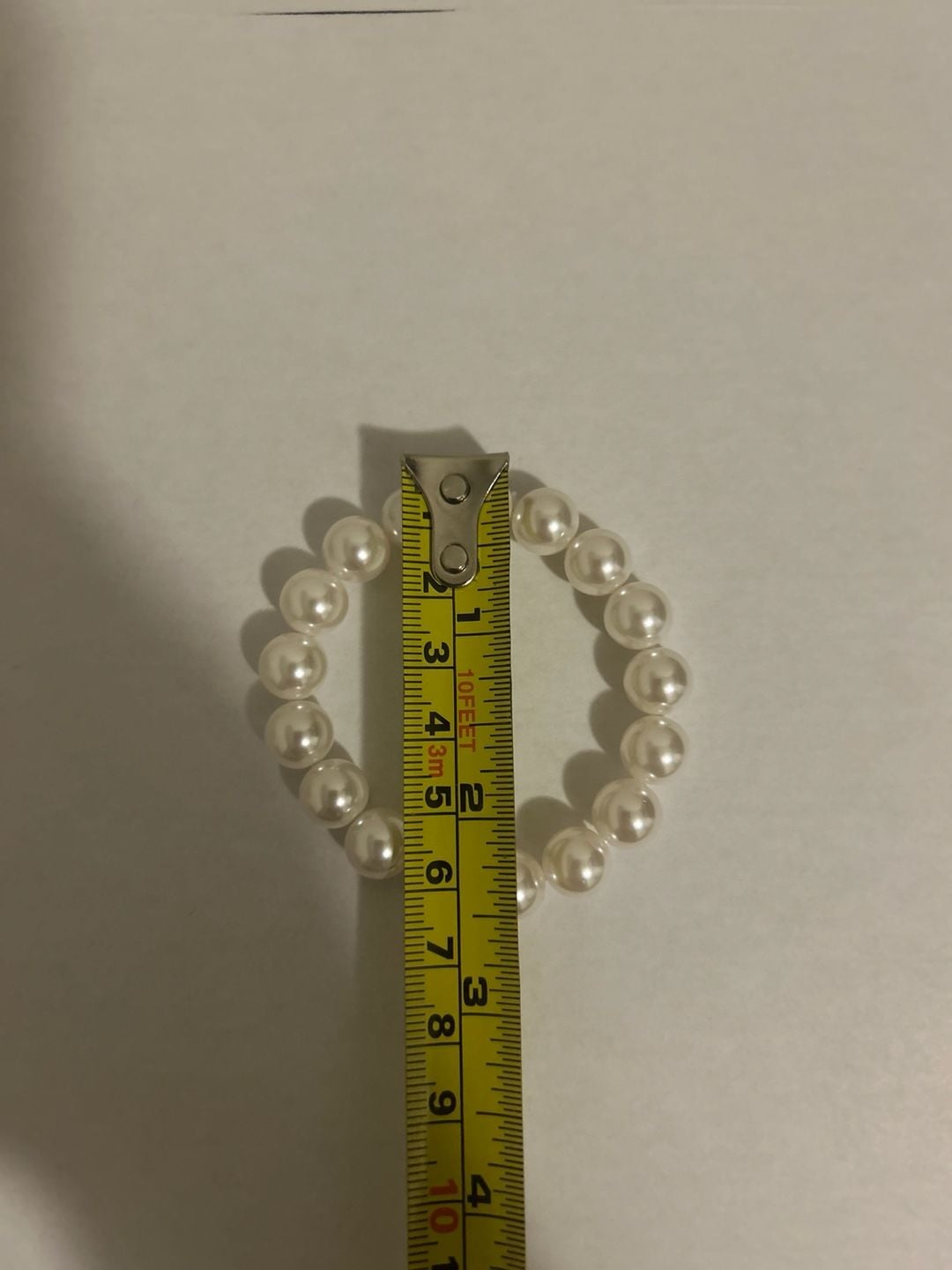 White Howlite Natural Stone Beaded Stretch Bracelet 3
