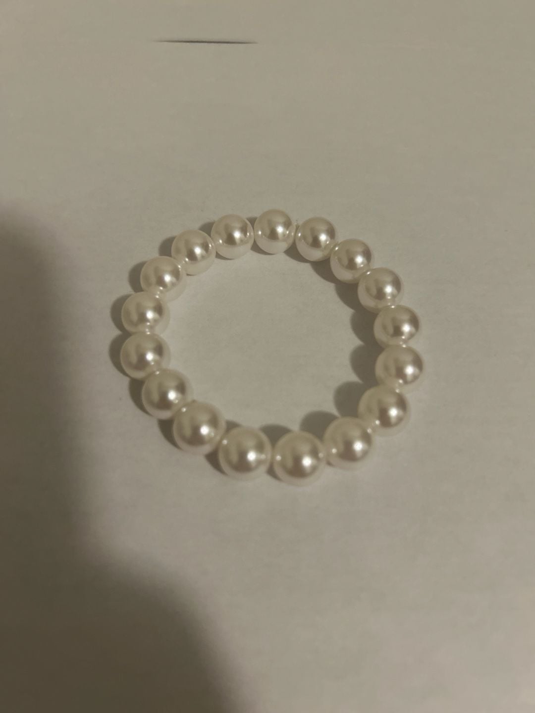 White Howlite Natural Stone Beaded Stretch Bracelet 5