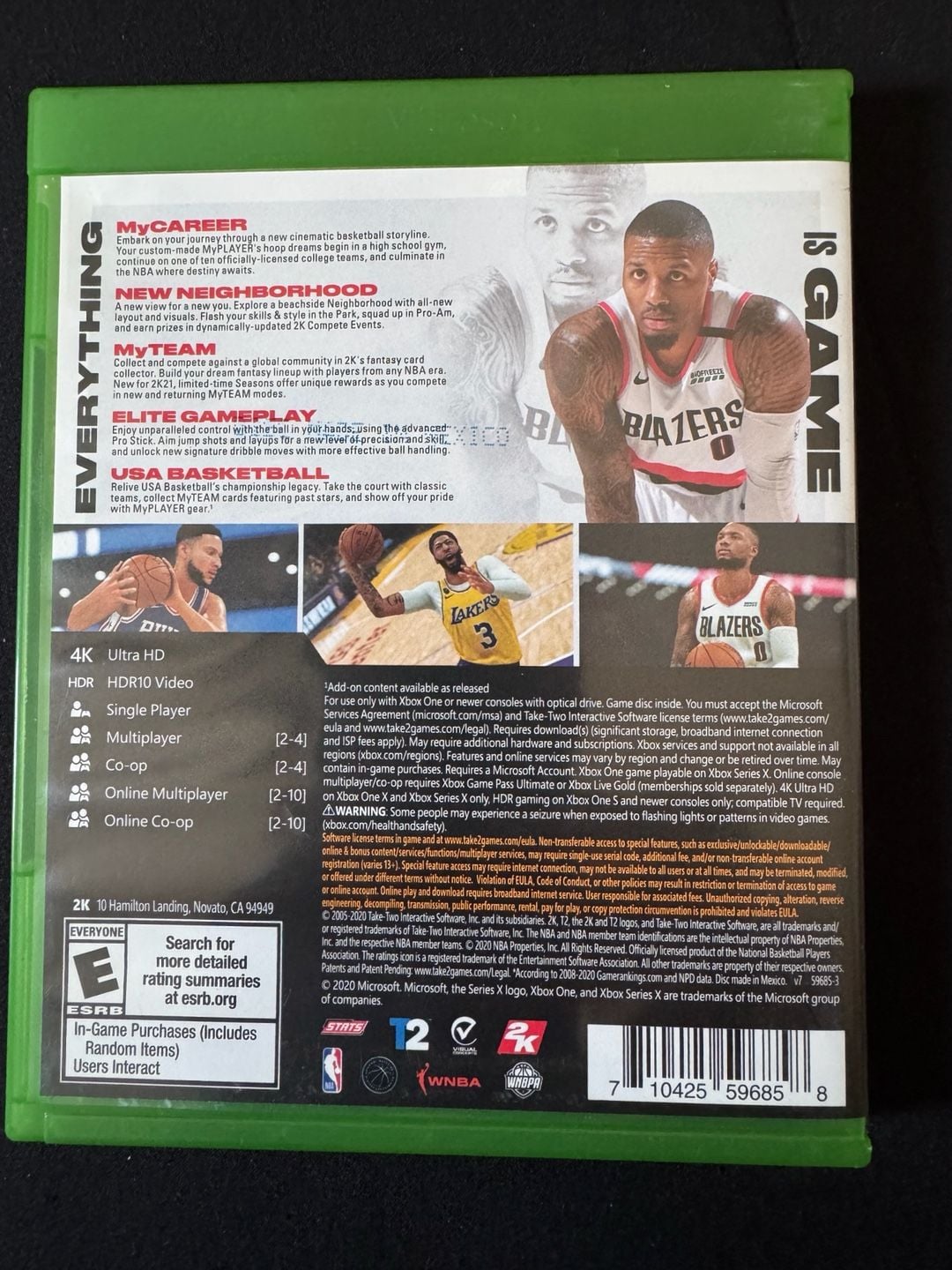 NBA 2k21 Xbox ONE 2
