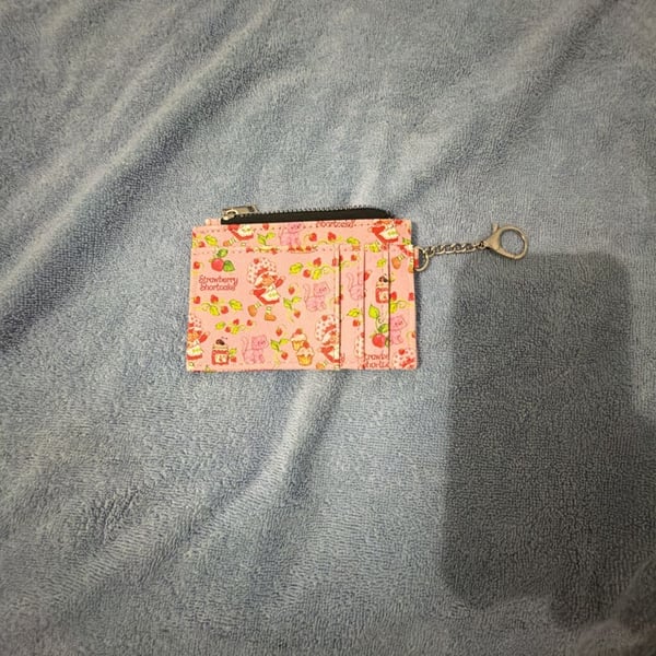 Strawberry Shortcake Zippered Card Holder and Coin Wallet