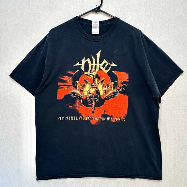 Vintage Y2K Nile Annihilation of The Wicked Tour 2007 Shirt