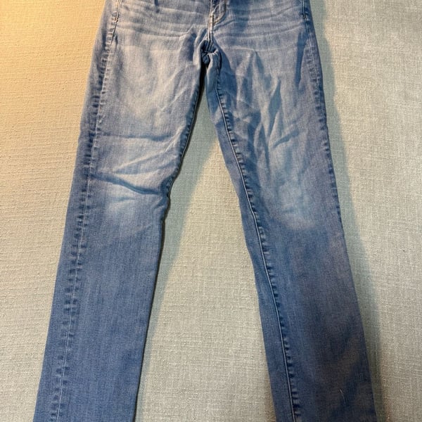 American Eagle Super Stretch Skinny Jeans Size 10 Regular Blue Denim