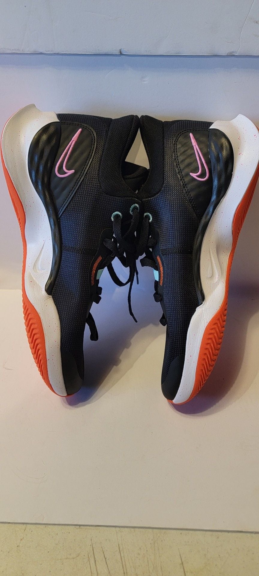 Nike Basketball Shoes Black Pink Orange 2