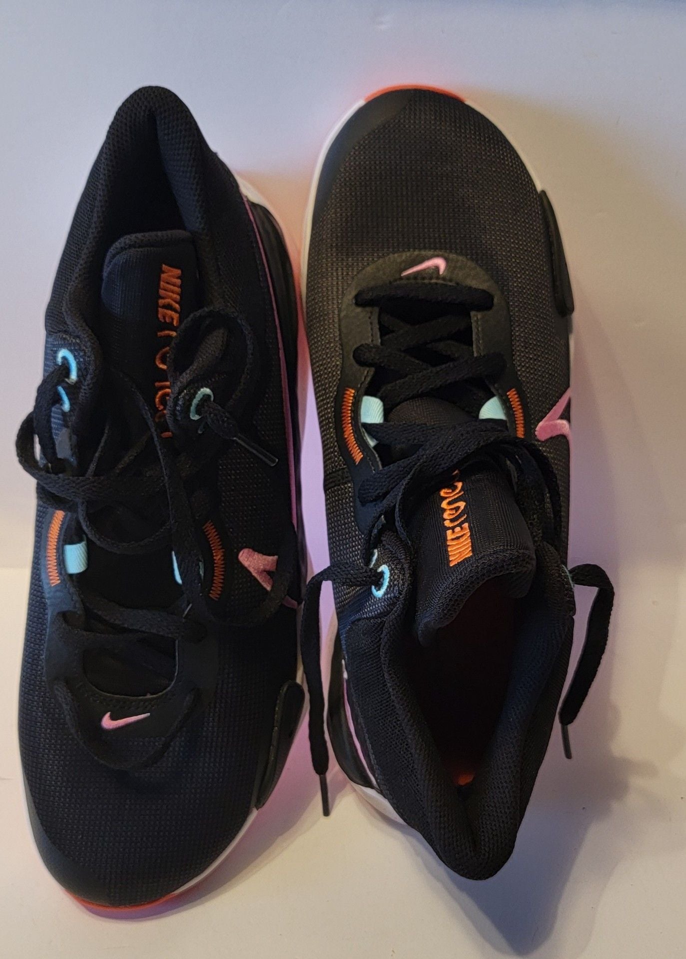 Nike Basketball Shoes Black Pink Orange 3