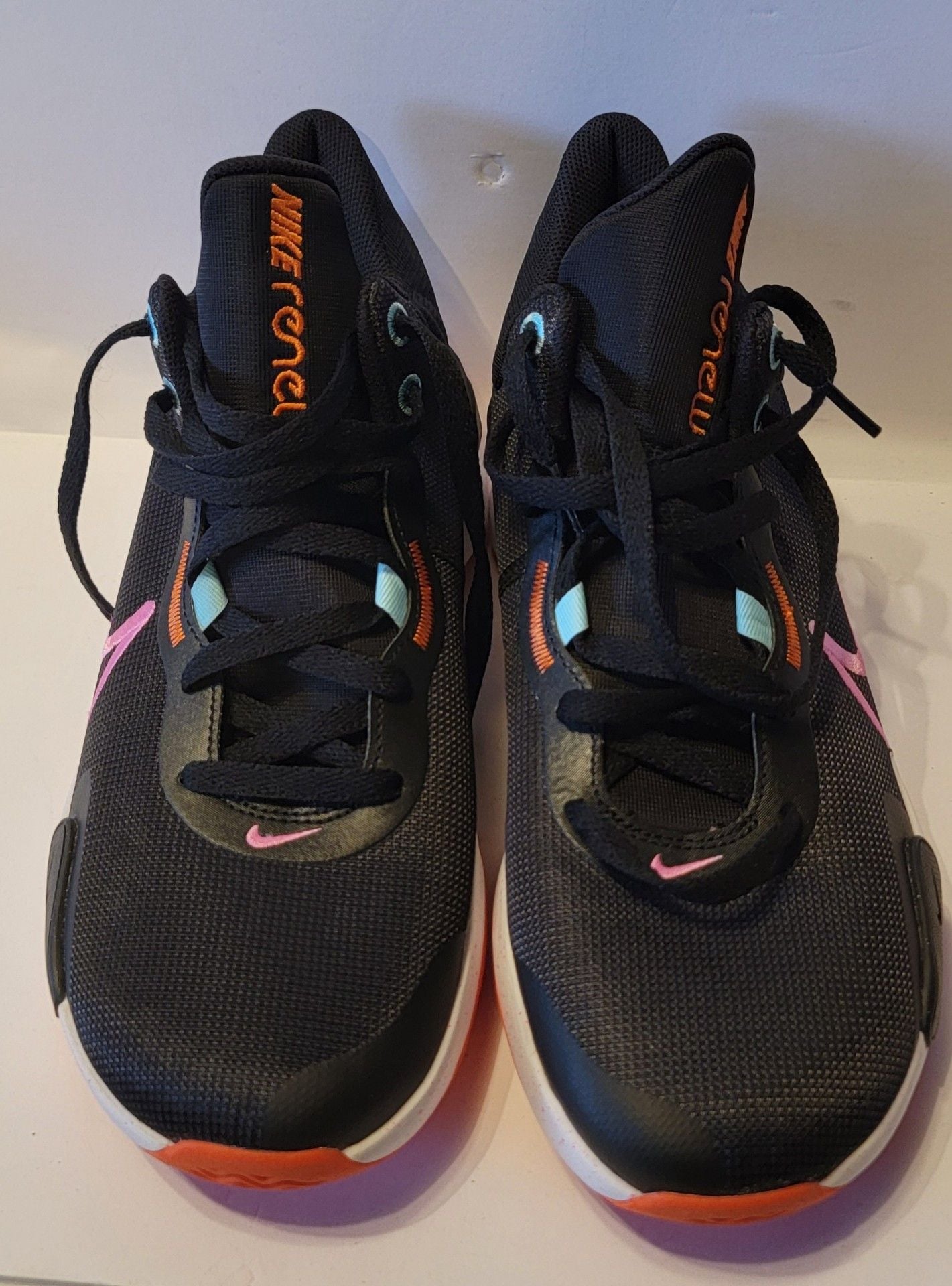 Nike Basketball Shoes Black Pink Orange 14