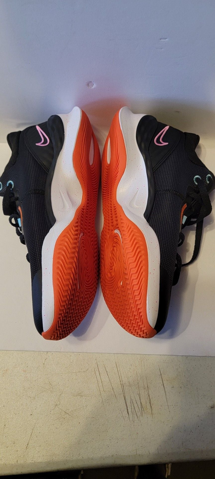 Nike Basketball Shoes Black Pink Orange 17