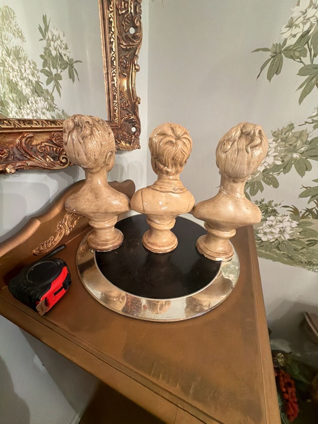 Vintage Alexander Backer Boy And Girl Chalkware Busts Set Of 3 2