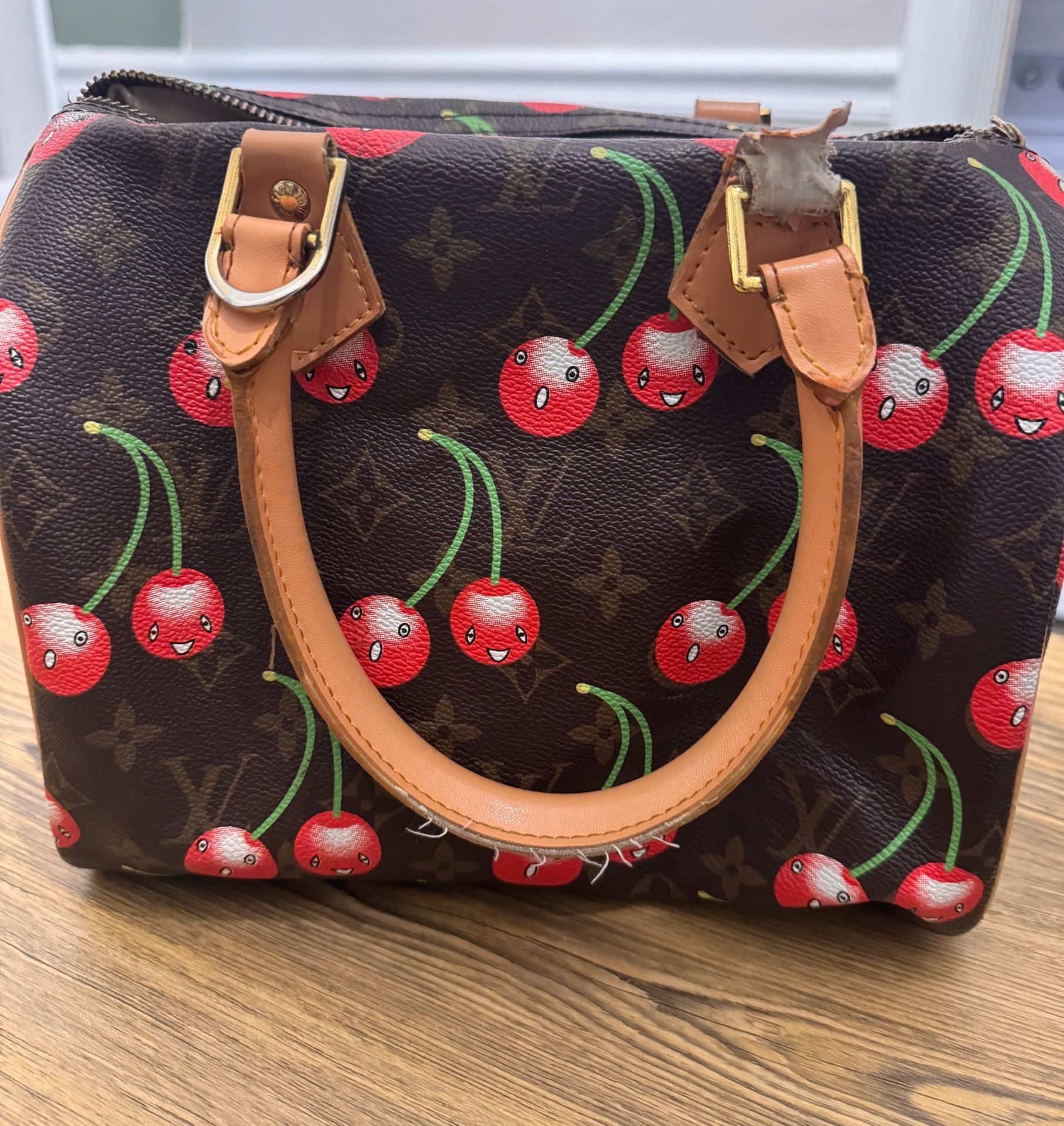 Louis Vuitton x Takashi Murakami Cerises Speedy 25 Monogram Handbag 5