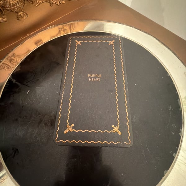 Vintage WWII US Military Purple Heart Medal Presentation Box Case
